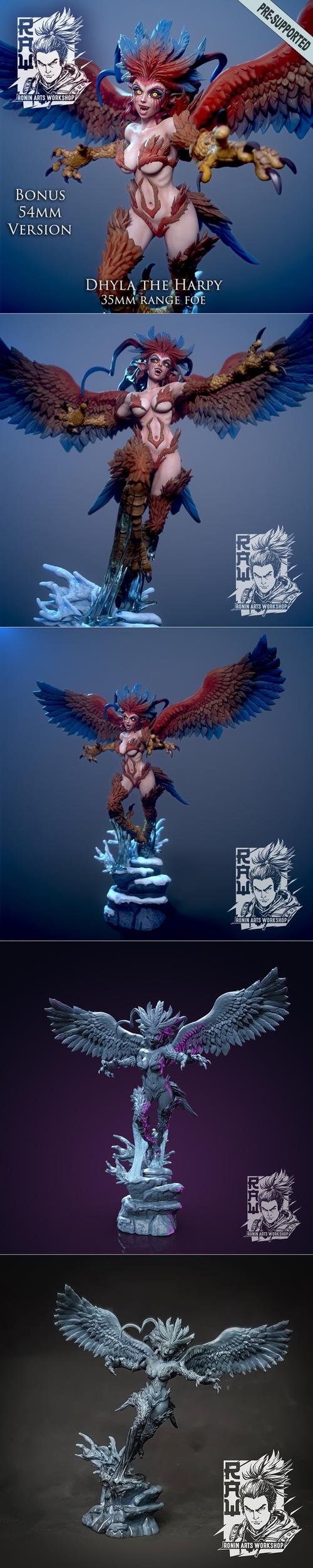 Dhyla The Harpy – 3D Print