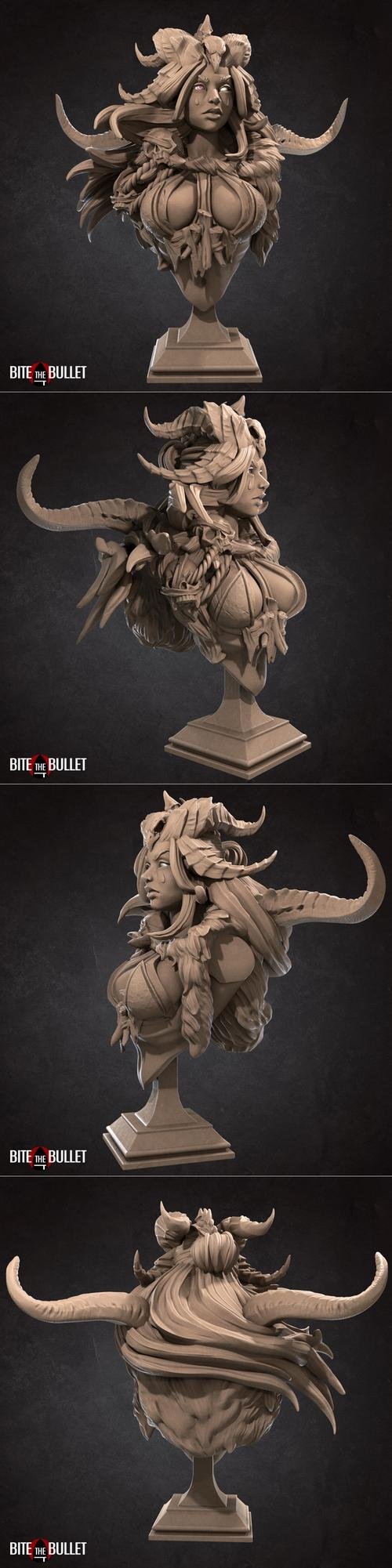Circe Bust - Bite The Bullet – 3D Print