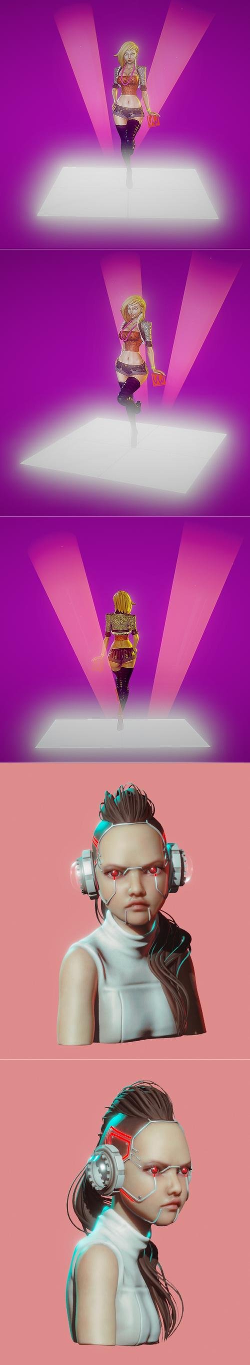 Discovery in Pink and Sculpt January - Punk – 3D Print