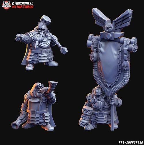 Dwarf Command Group – 3D Print