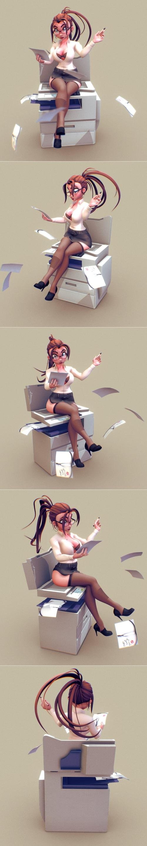 The Secretary – 3D Print