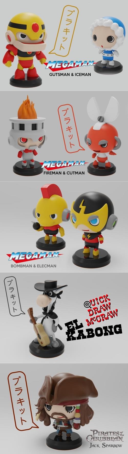 Funkos Pack – 3D Print