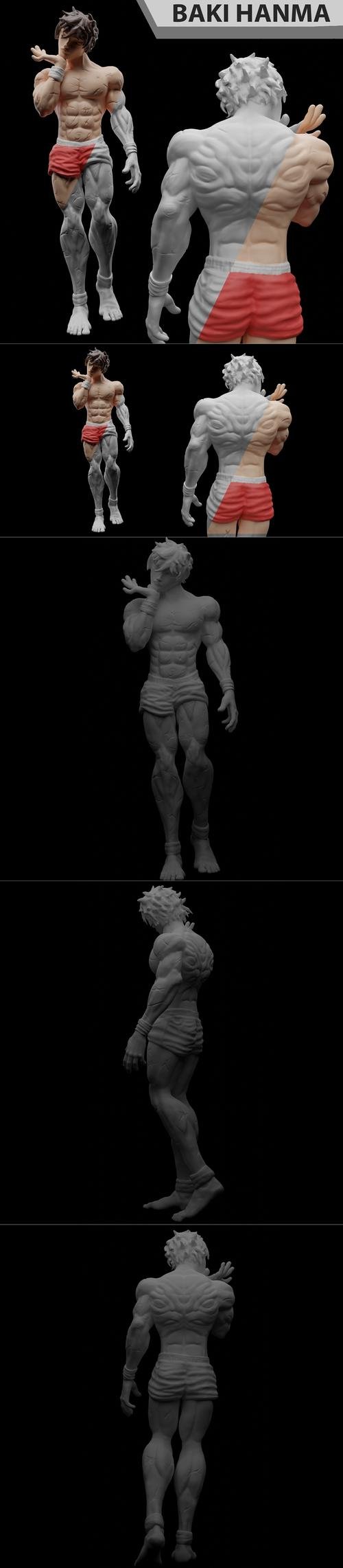 Baki Hanma the Grappler – 3D Print