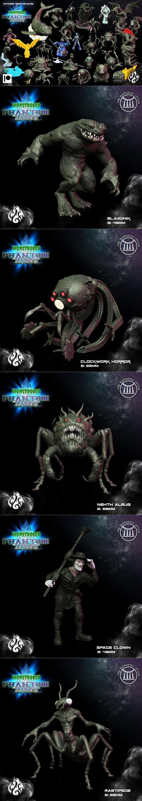 Crippled God Foundry - Monstrober Phantom Zone October 2022 – 3D Print