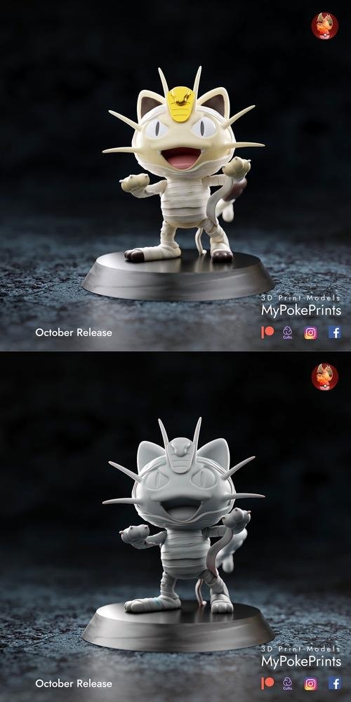 Halloween Meowth – 3D Print
