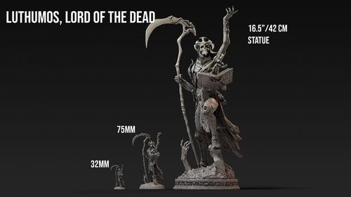 Loot Studios Miniatures - Luthumon Lord of the Dead – 3D Print