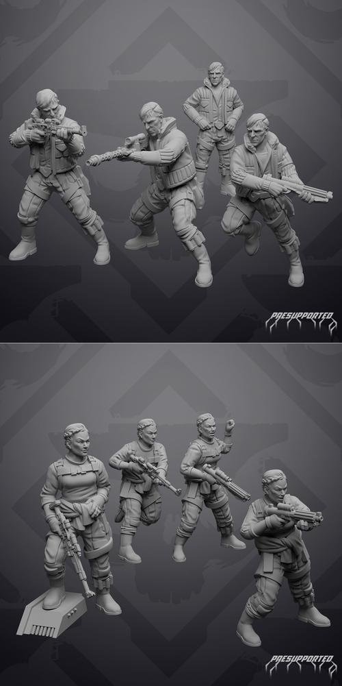Defector Commando and Operative – 3D Print