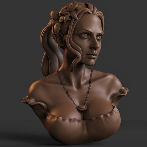 Flower Girl – 3D Print