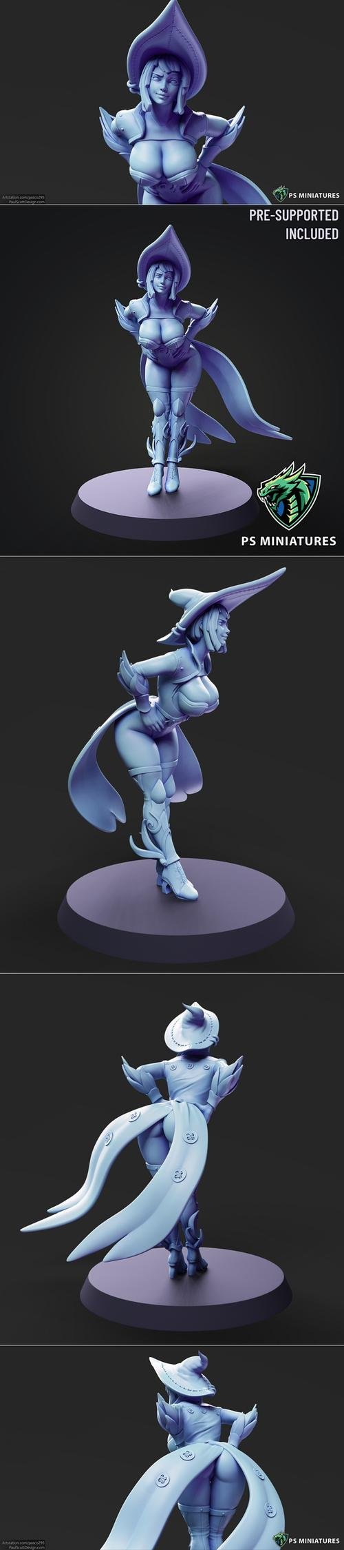 Arcane Witch Pose 3 – 3D Print