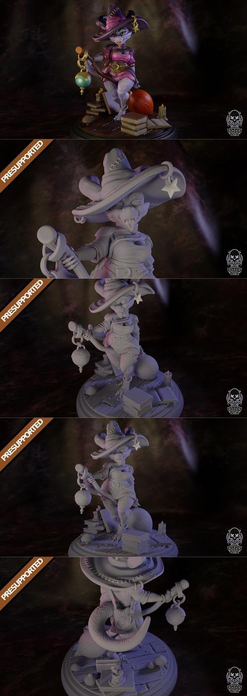 Kobold Astrology Witch – 3D Print