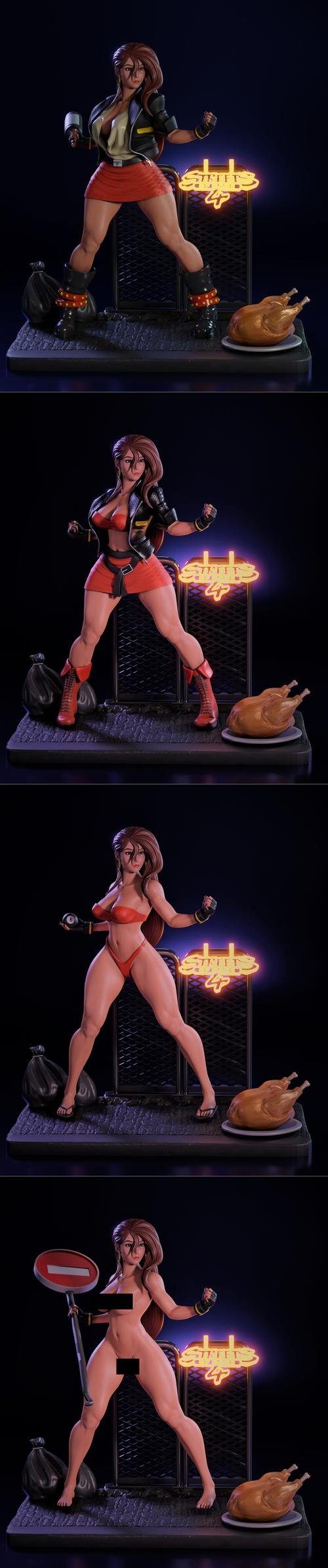 Blaze Streets of Rage 4 and NSFW Version – 3D Print