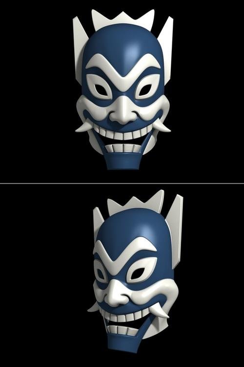 Blue Spirit Mask - Avatar The Last Airbender – 3D Print
