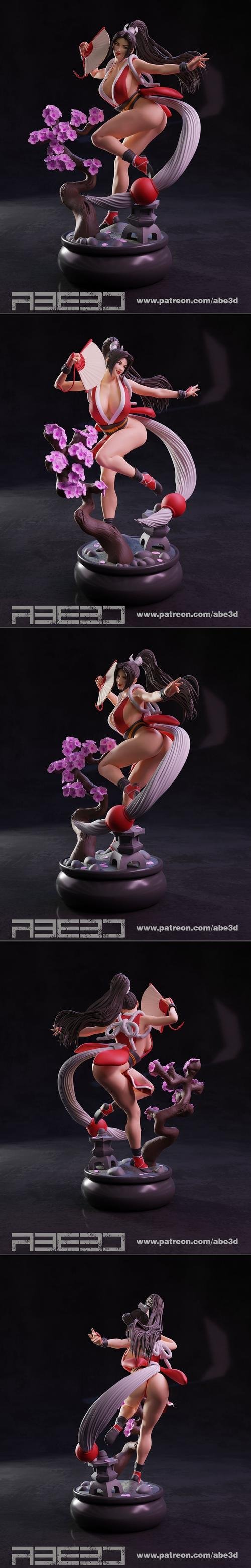 Abe3D - Mai Shiranui – 3D Print
