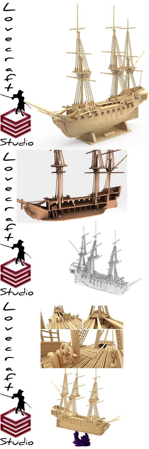 La Concorde - Frigate – 3D Print