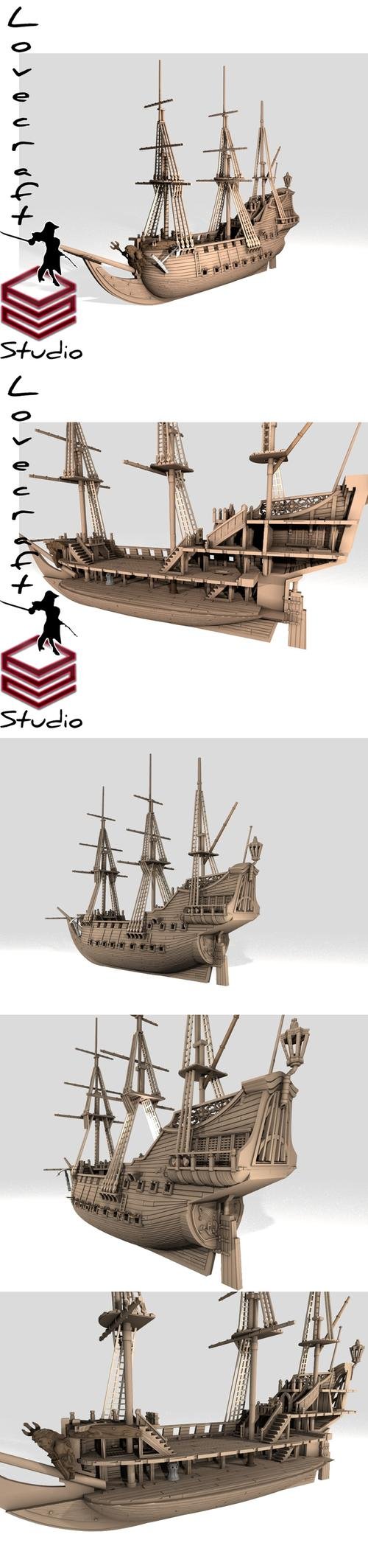 SG Galleon – 3D Print
