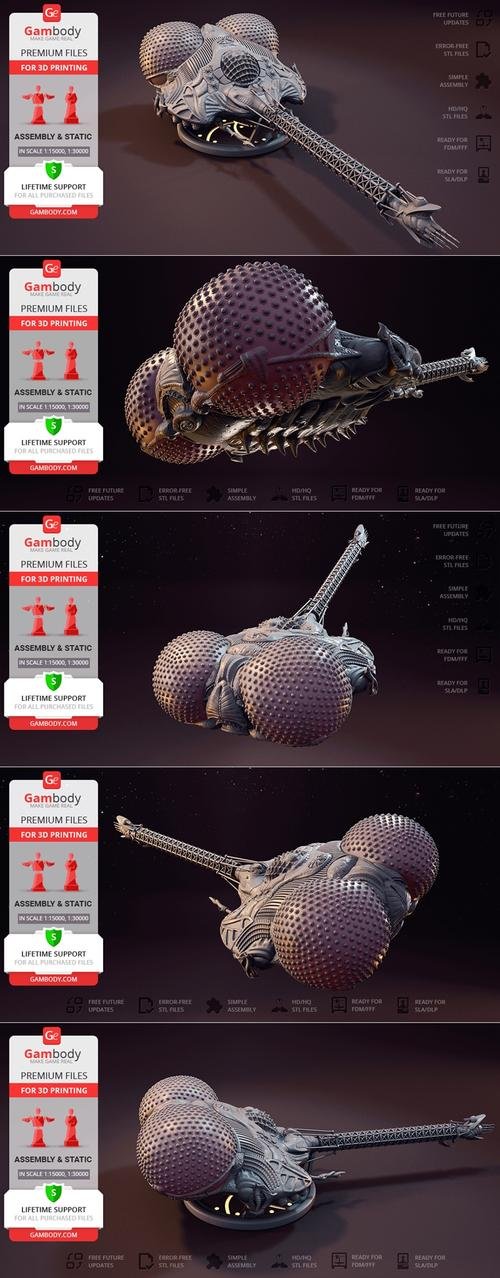 Lexx Ship – 3D Print