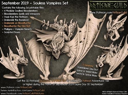 Drakenmir on Bloodhunter Dire Bat – 3D Print