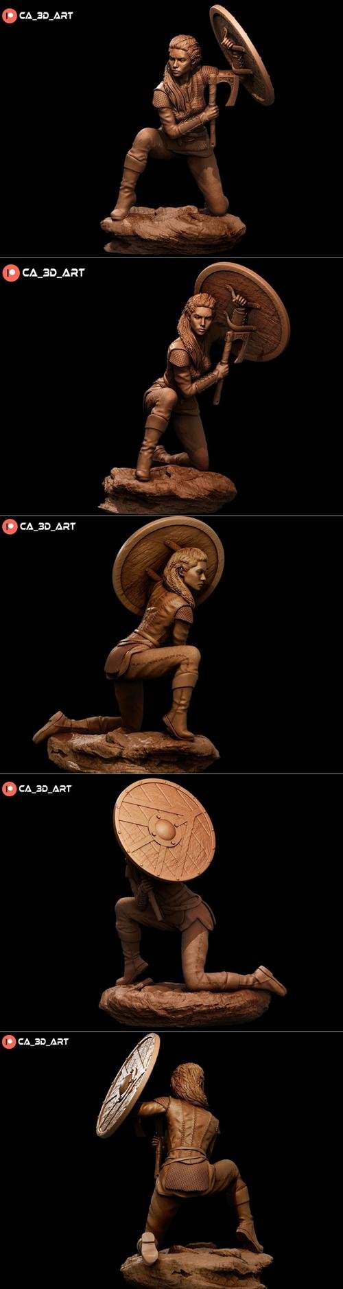 Ca 3d art - Lagertha – 3D Print