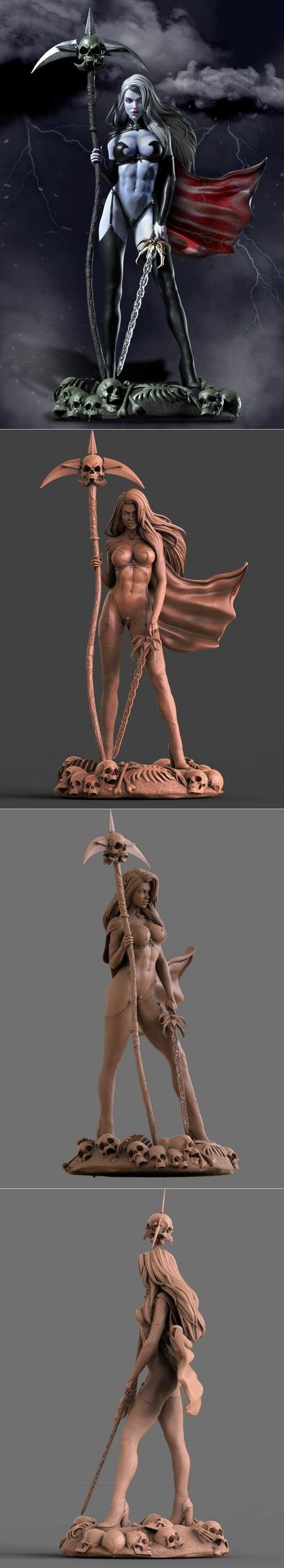 Ca 3d art - Lady Death Carlos Eduardo – 3D Print