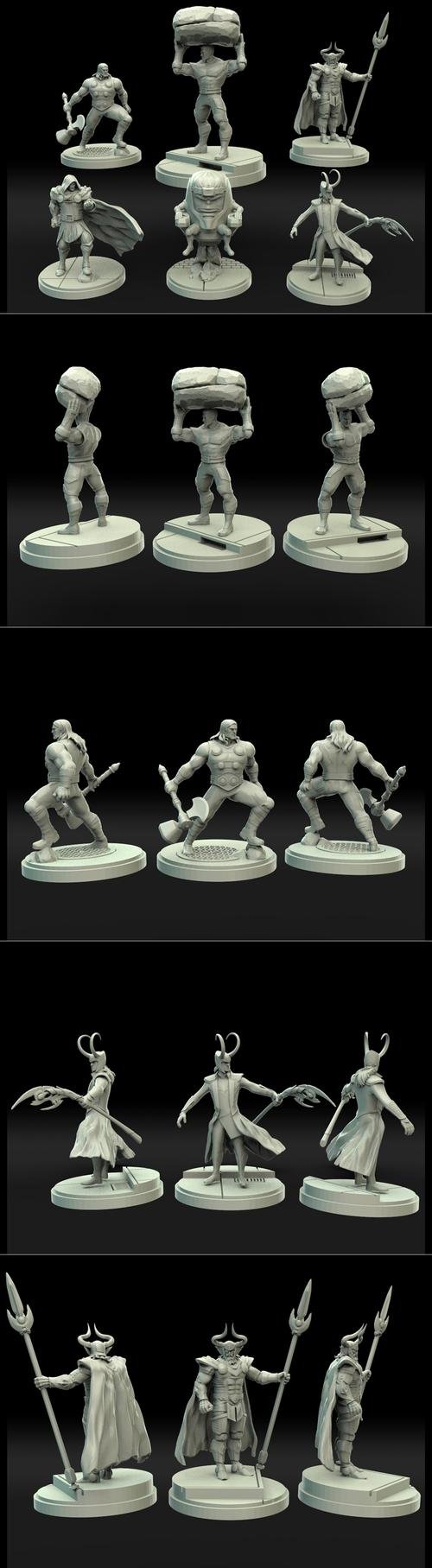 Legion Miniatures Pack 03 – 3D Print