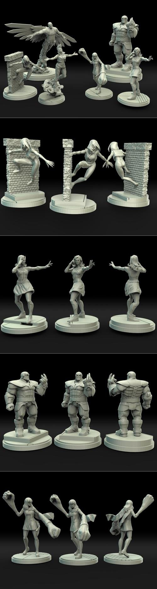 Legion Miniatures Pack 01 – 3D Print