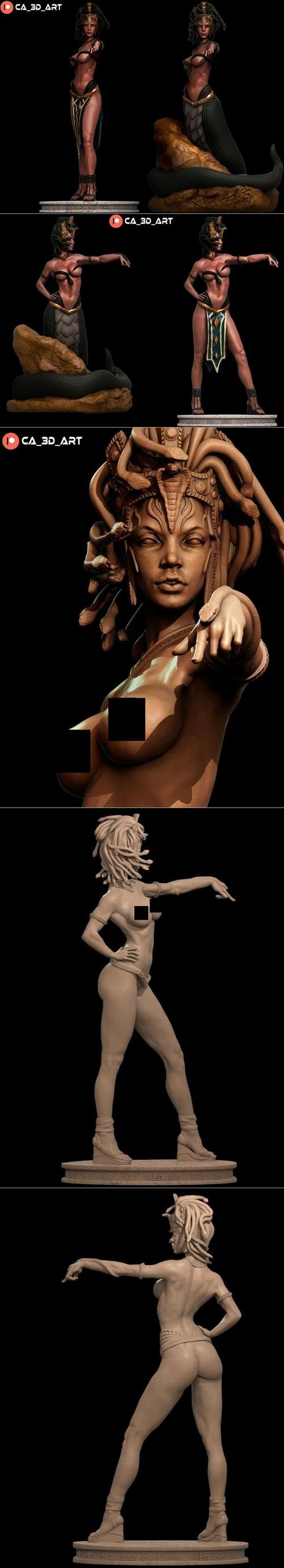 Ca 3d art - Medusa Carlos Eduardo – 3D Print