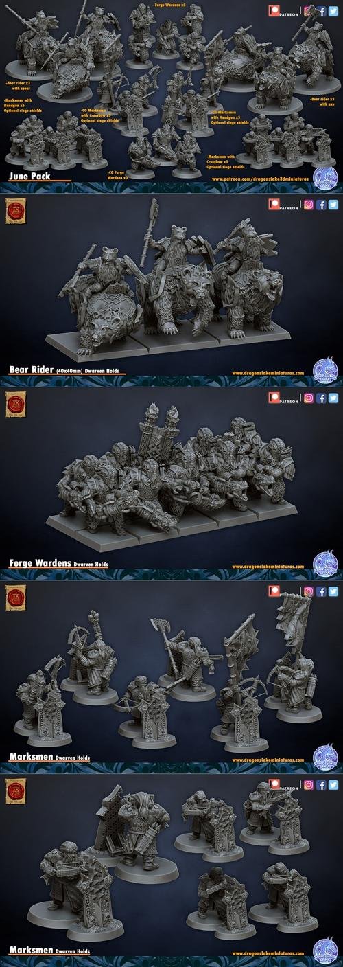 Dragons Lake Miniaturas June 2022 – 3D Print