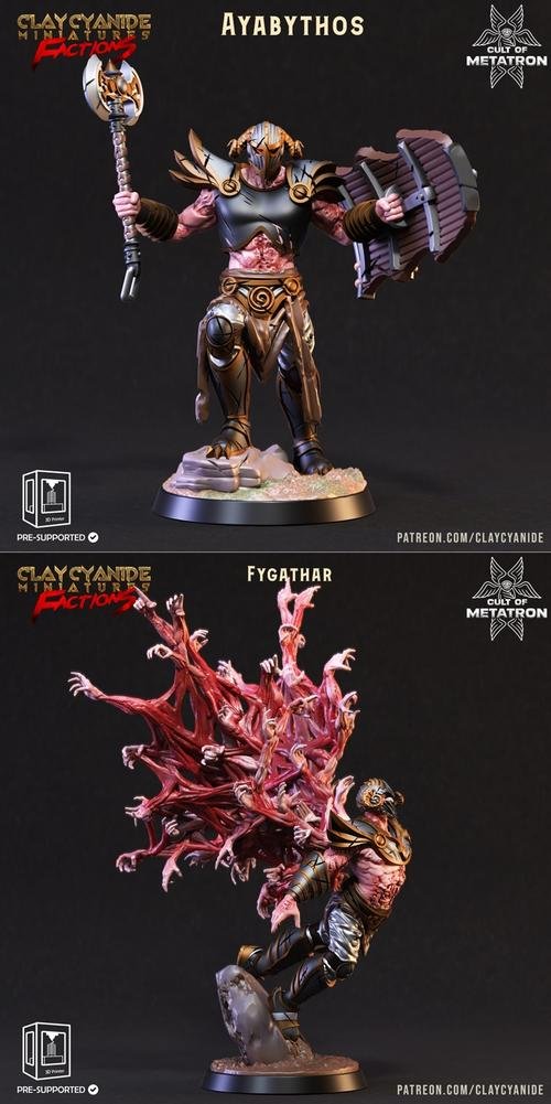 Ayabythos and Fygathar – 3D Print