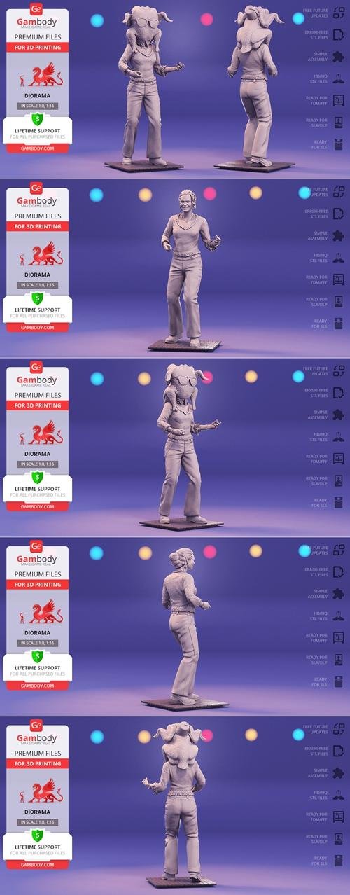 Monica Geller – 3D Print