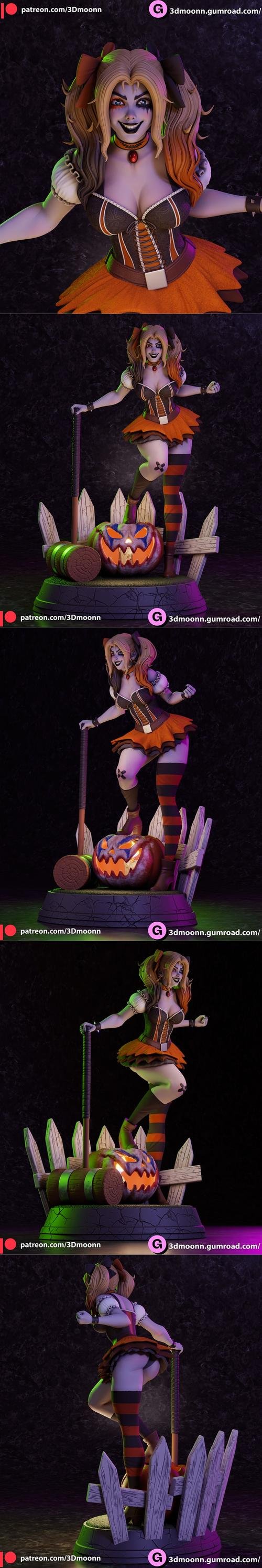 Harley Quinn halloween – 3D Print