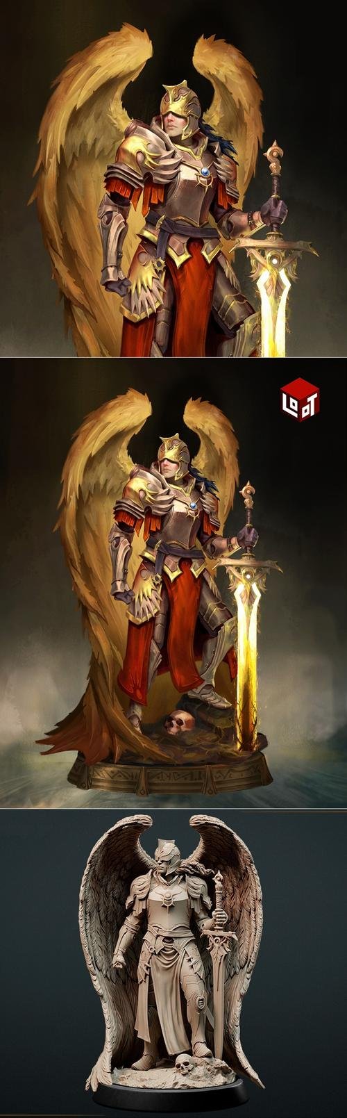 Cadriel Burning Light - Loot Studios – 3D Print