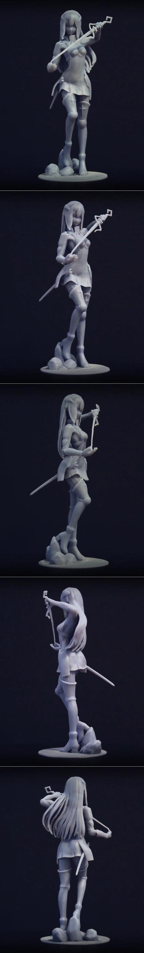 Aiz Wallenstein - Danmachi – 3D Print