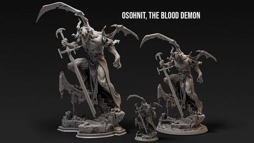 Loot Studios Miniatures - Osohnit The Blood Demon – 3D Print