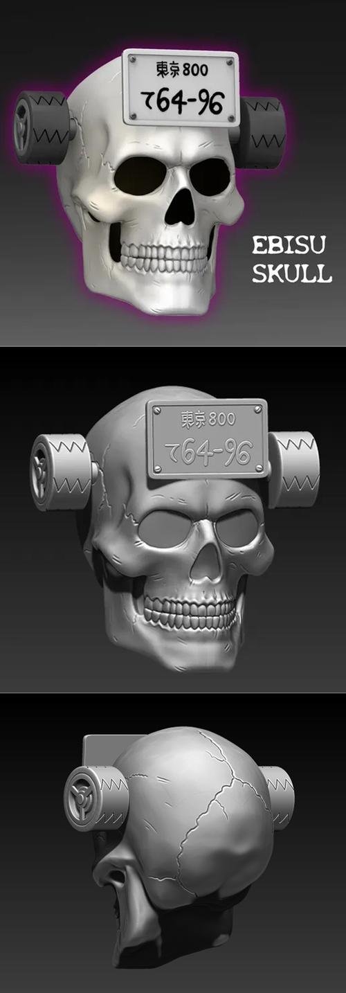 Ebisu Skull Dorohedoro – 3D Print