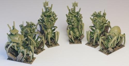 Juvenile Apocalpyse Spiders – 3D Print