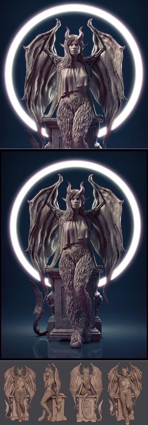 Demons Door Miniatures - The Succubus – 3D Print