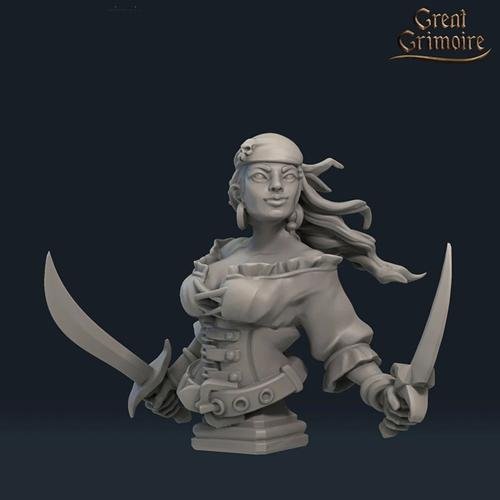 Adrie With Hands Bust – 3D Print