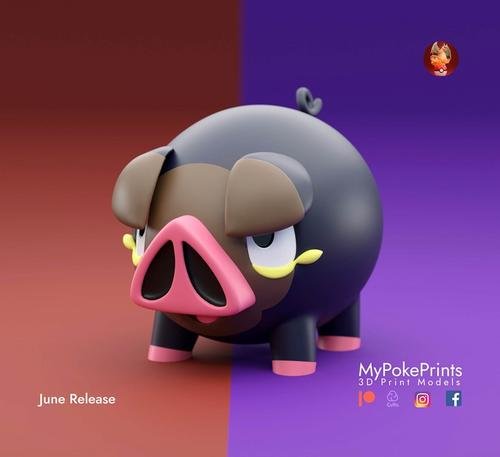 MyPokePrints - Lechonk – 3D Print