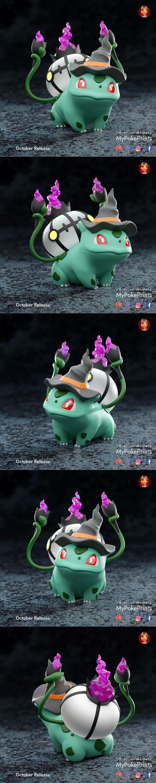 MyPokePrints - Halloween Bulbasaur – 3D Print