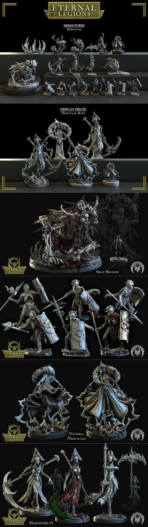 Bestiarum Miniatures - The Eternal Legions - Part One November 2022 – 3D Print