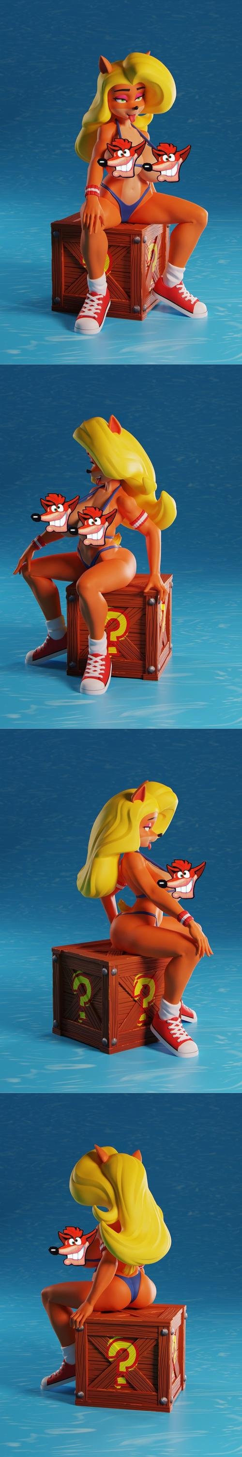 Tawna Bandicoot Figure Bikini Version – 3D Print