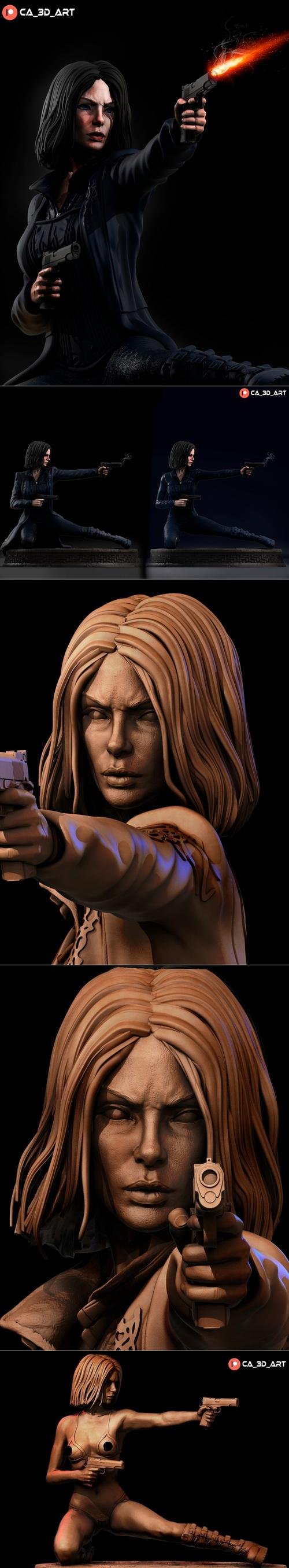 Selene (Underworld) – 3D Print