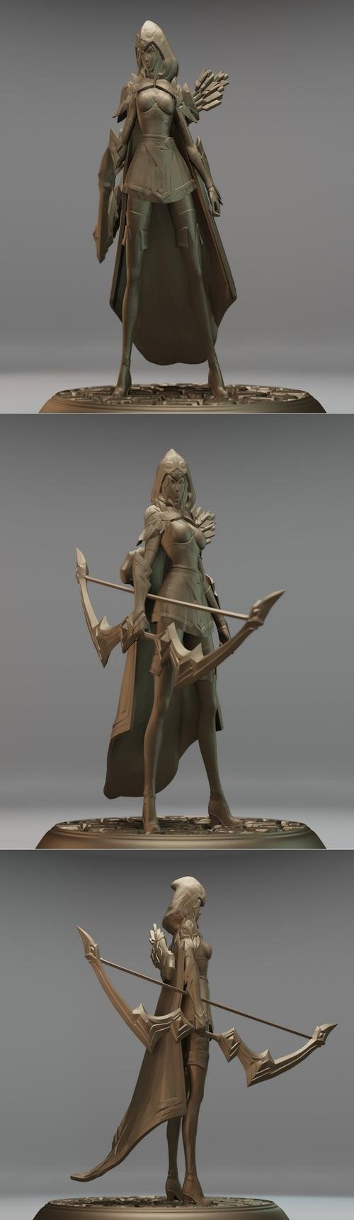 Ashe League of Legends – 3D Print