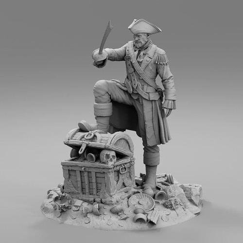Pirate Diorama – 3D Print