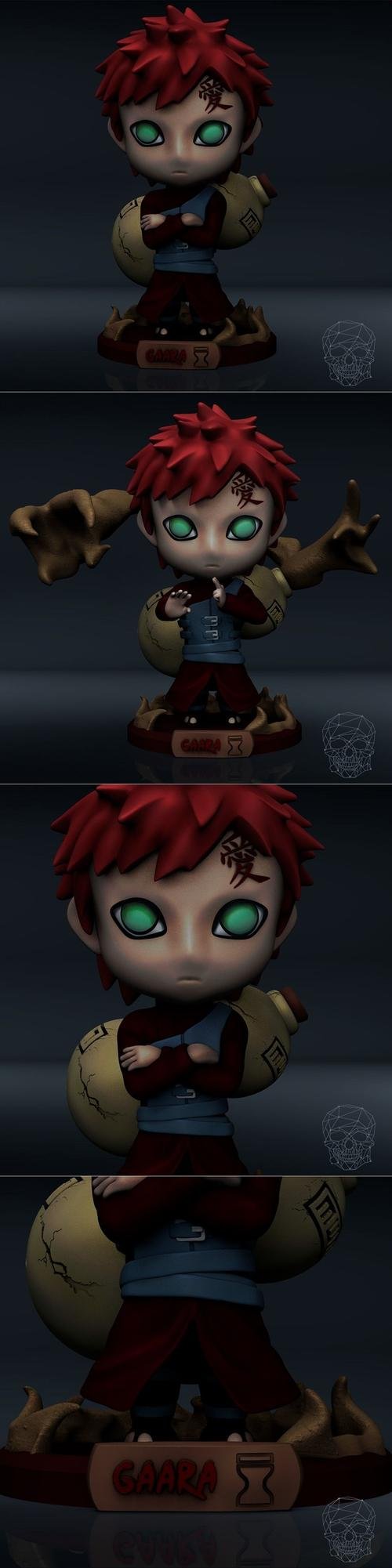 Chibi Gaara Naruto – 3D Print