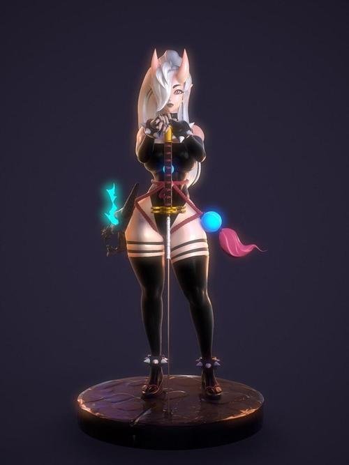 Sword Girl – 3D Print