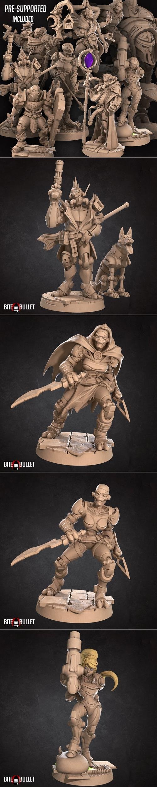 Bite the Bullet - Warforged October 2022 – 3D Print