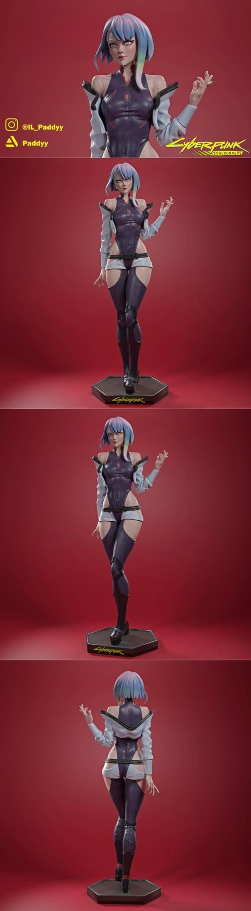 Lucy From Edgerunners – 3D Print