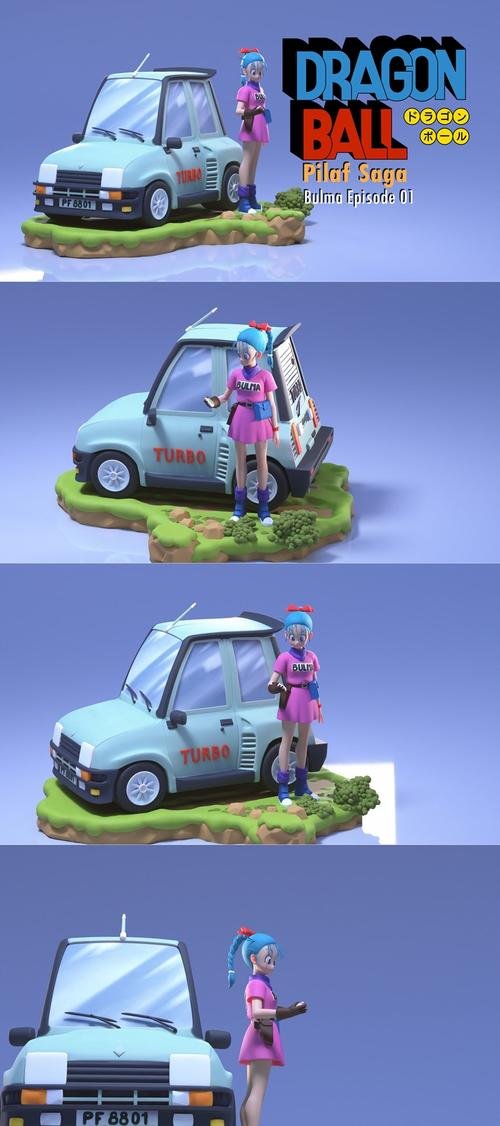 Bulma - Pilaf Saga – 3D Print