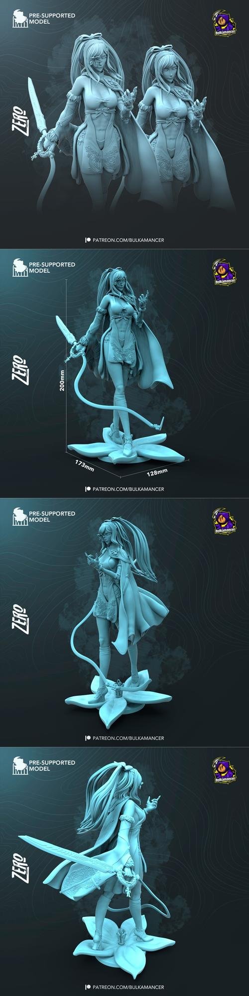 Zero - Drakengard 3 – 3D Print